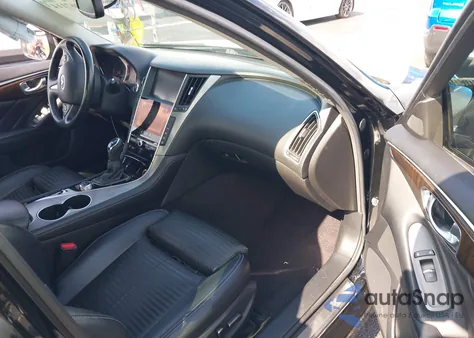 2017 Infiniti Q50 3.0T Premium z USA, uszkodzony, nr VIN JN1EV7AR9HM836099